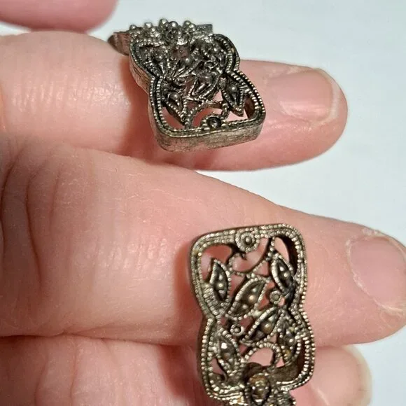 silver tone women's clamp bracelet watch - Picture 5 of 8